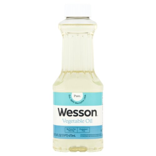 Pure Wesson Vegetable Oil, 16 fl oz