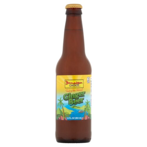 Jamaican Choice Ginger Beer, 12 fl oz