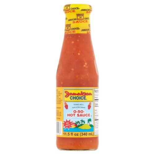 Jamaican Choice O-So-Hot Sauce, 11.5 fl oz