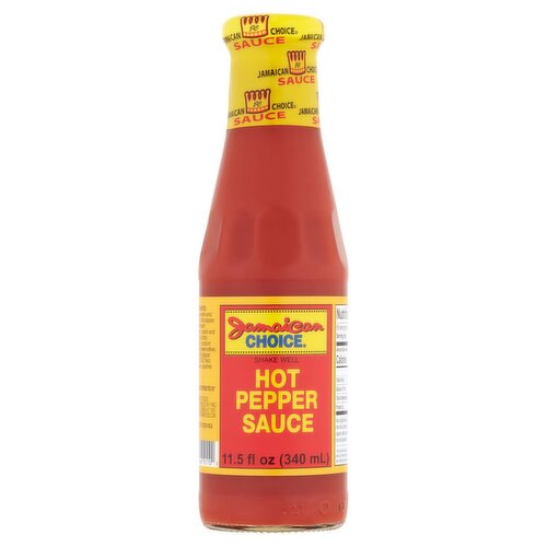 Jamaican Choice Hot Pepper Sauce, 11.5 fl oz