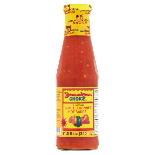 Jamaican Choice Scotch Bonnet Hot Sauce, 11.5 fl oz