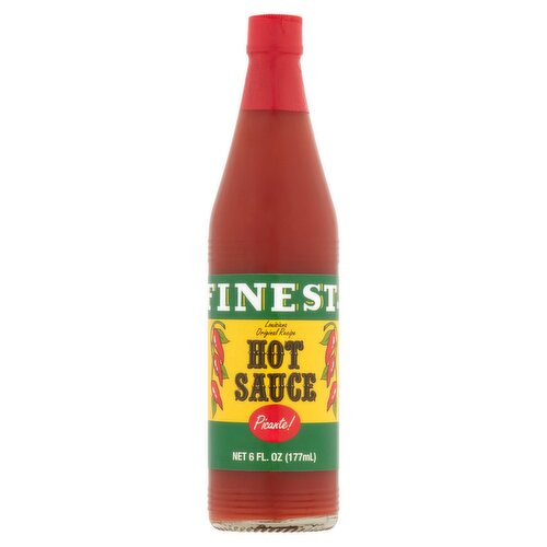 Finest Louisiana Original Recipe Hot Sauce, 6 fl oz