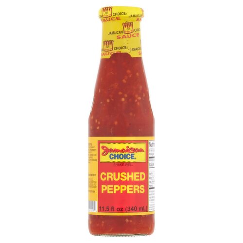 Jamaican Choice Crushed Peppers Sauce, 11.5 fl oz