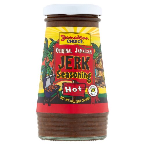 Jamaican Choice Hot Original Jamaican Jerk Seasoning, 10 oz