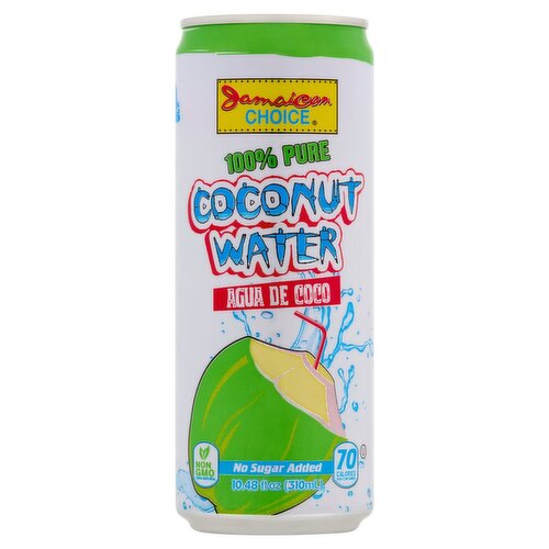 Jamaican Choice 100% Pure Coconut Water, 10.48 fl oz