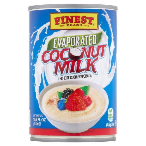 Finest Brand Evaporated Coconut Milk, 13.5 fl oz