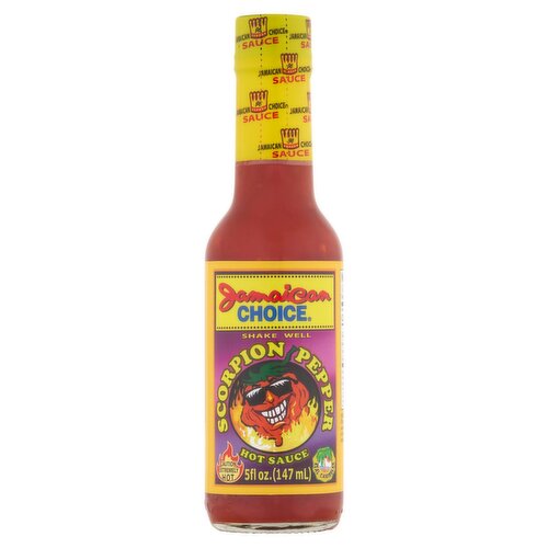 Jamaican Choice Scorpion Pepper Hot Sauce, 5fl oz