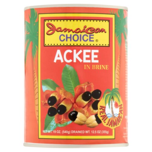 Jamaican Choice Ackee in Brine, 19 oz