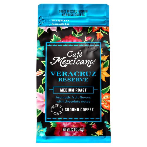 Café Mexicano Veracruz Reserve Medium Roast Ground Coffee, 12 oz