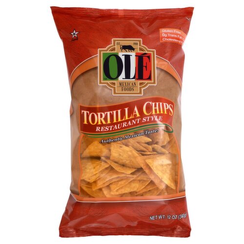Olé Mexican Foods Restaurant Style Tortilla Chips, 12 oz