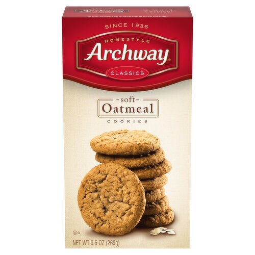 Archway Classics Homestyle Soft Oatmeal Cookies, 9.5 oz