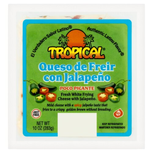 Tropical Fresh White Frying Cheese with Jalapeño, 10 oz