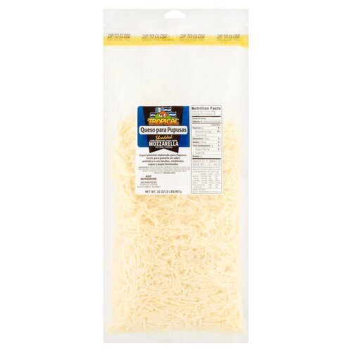 Tropical Shredded Low-Moisture Part-Skim Mozzarella Natural Cheese, 32 oz