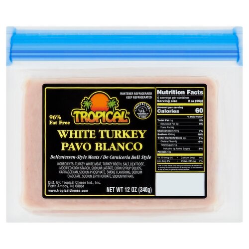 Tropical White Turkey, 12 oz