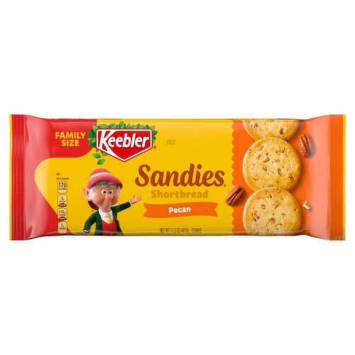 Keebler Sandies Pecan Shortbread Cookies, 17.2 oz