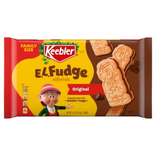 Keebler E.L. Fudge Elfwich Original Cookies Family Size, 14.7 oz