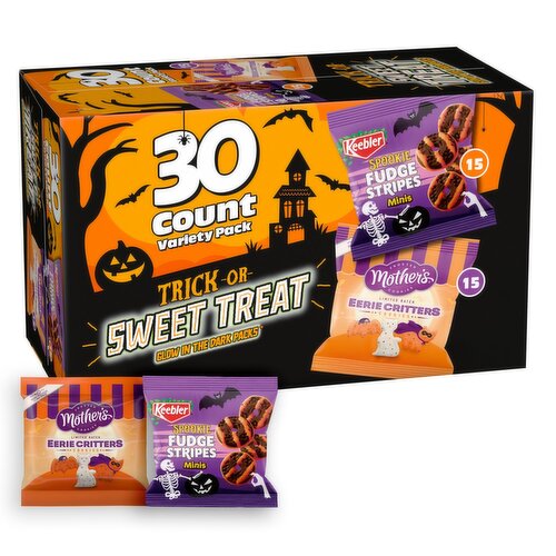 Keebler Mother's Trick or Sweet Treat Cookies Variety Pack, 30 count, 15 oz
