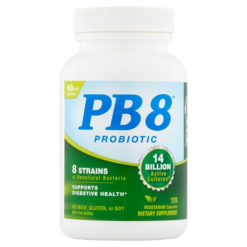 PB8 Probiotic Dietary Supplement, 120 count
