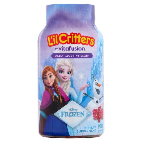 Vitafusion L'il Critters Disney Frozen Daily Multivitamin Dietary Supplement, 190 count