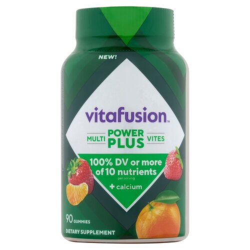 Vitafusion Strawberry Tangerine Flavor Multi Power Plus Vites Dietary Supplement, 90 count