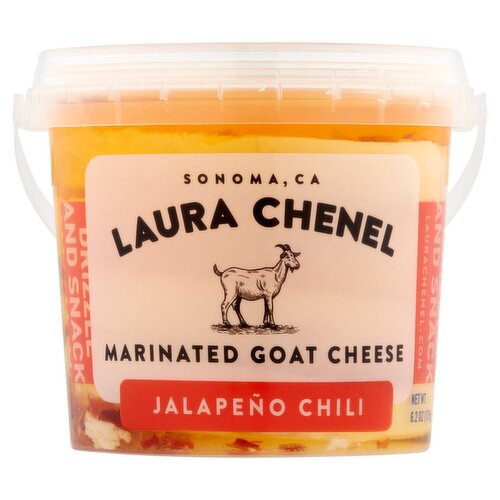 Laura Chenel Jalapeño Chili Marinated Goat Cheese, 6.2 oz