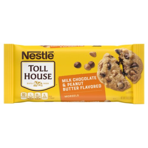 Toll House Milk Chocolate & Peanut Butter Flavored Morsels, 11 oz