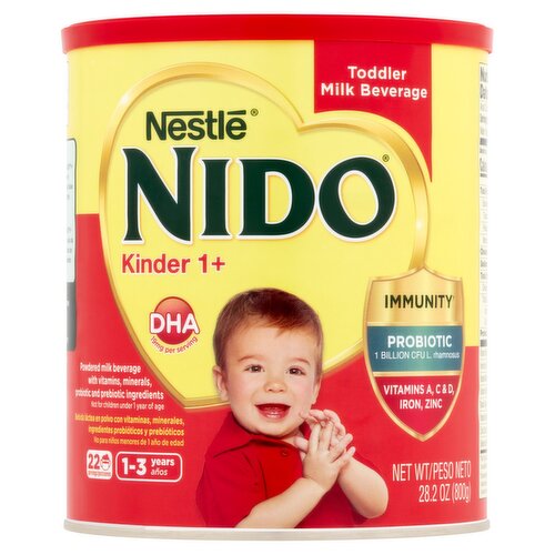 Nestlé Nido Toddler Milk Beverage, Kinder 1+, 1-3 Years, 28.2 oz