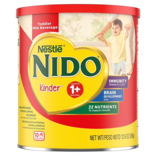 Nestlé Nido Kinder Toddler Milk Beverage, 1+ years, 12.6 oz