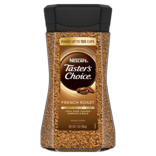 Nescafe Taster's Choice French Roast Instant Coffee, 7 oz