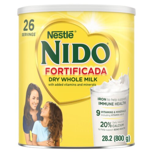Nestle Nido Fortificada Dry Whole Milk, 28.2 oz