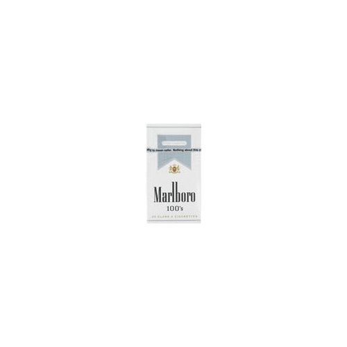 Marlboro Silver 100s Box Cigarettes, 1 each