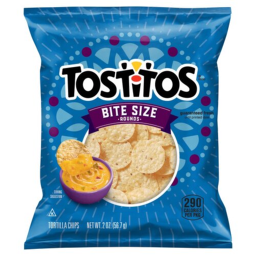 Tostitos Bite Size Rounds Tortilla Chips, 2 oz