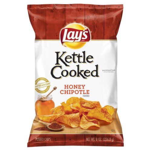 Lay's Kettle Cooked Honey Chipotle Flavored Potato Chips, 8 oz