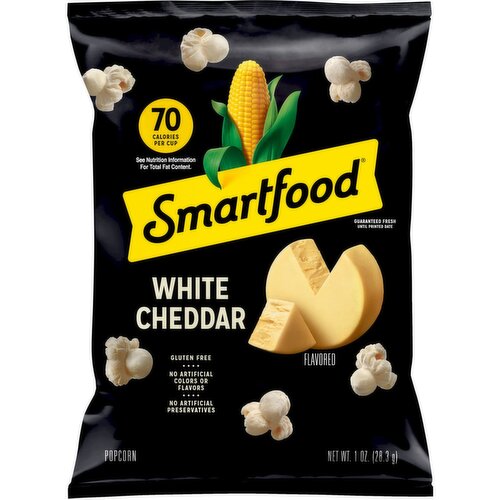 Smartfood Popcorn White Cheddar Flavored 1 Oz