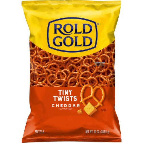 Rold Gold Tiny Twists Pretzels Cheddar Flavored 10 Oz