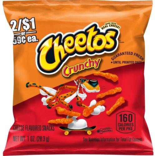 Cheetos Crunchy Cheese Flavored Snacks 1 Oz