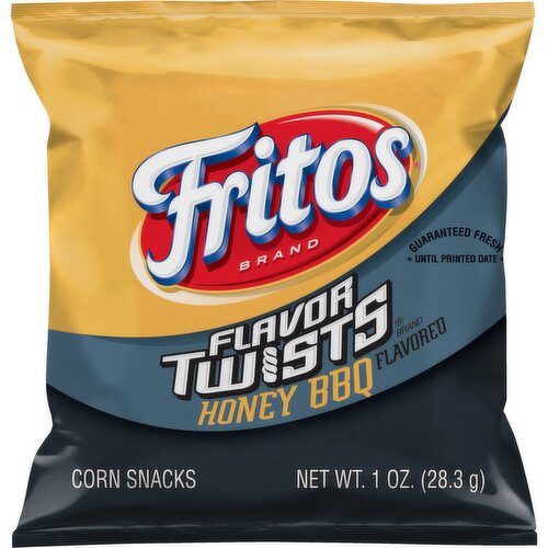 Fritos Flavor Twists Corn Snacks Honey BBQ Flavored 1 Oz