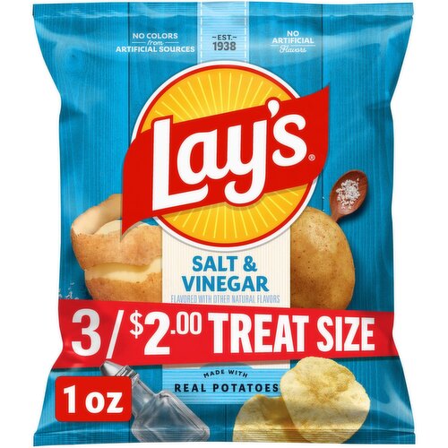 Lay's Potato Chips Salt & Vinegar 1 Oz