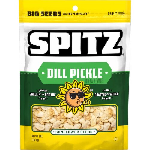 Spitz Sunflower Seeds Dill Pickle Flavored 6 Oz