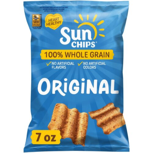 SunChips Whole Grain Snacks Original 7 Oz