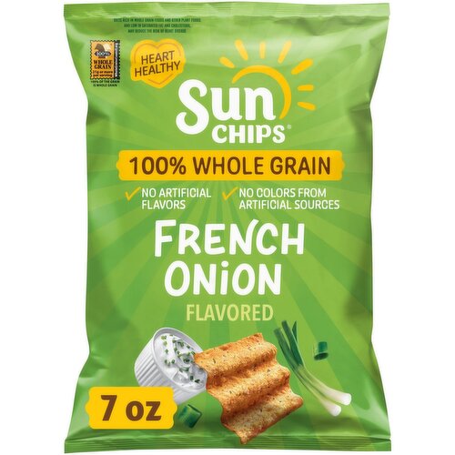 SunChips Whole Grain Snacks French Onion Flavored 7 Oz