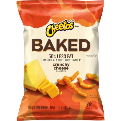 Cheetos Baked Cheese Flavored Snacks Crunchy Cheese Flavored 7 5/8 Oz