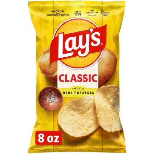 Lay's Potato Chips Classic 8 Oz