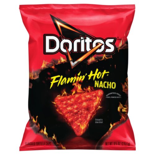 Doritos Flamin' Hot Nacho Flavored Tortilla Chips, 9 3/4 oz