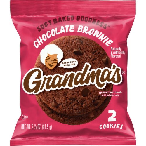 Grandma's Cookies Chocolate Brownie Naturally & Artificially Flavored 2 7/8 Oz