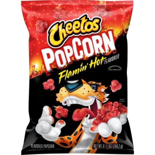 Cheetos Popcorn Flavored Popcorn Flamin' Hot Flavored 6 1/2 Oz