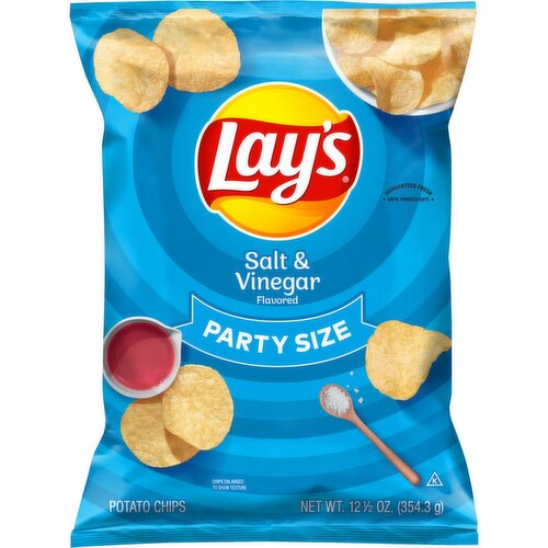 Lay's Potato Chips Salt & Vinegar Flavored 12 1/2 Oz