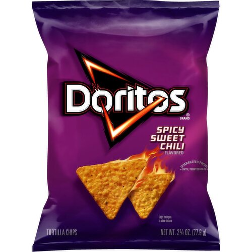 Doritos Tortilla Chips Spicy Sweet Chili Flavored 2 3/4 Oz