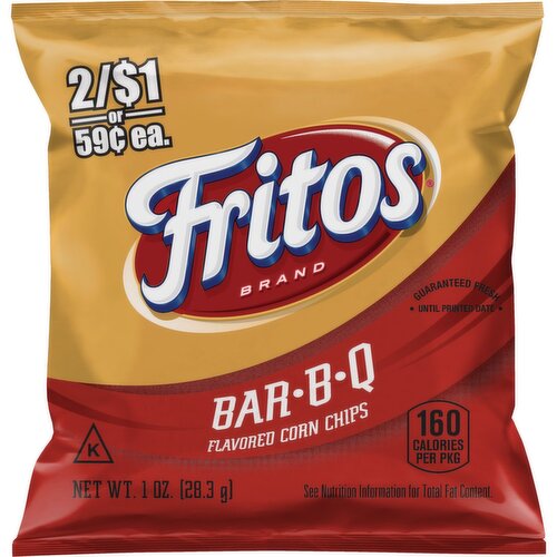 Fritos Flavored Corn Chips Bar.B.Q 1 Oz