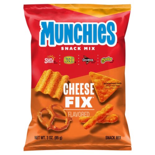 Munchies Cheese Fix Flavored Snack Mix, 3 oz